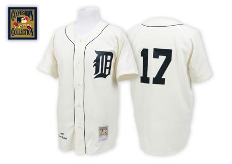 Detroit Tigers 17 Denny McClain White Throwback MLB Jersey